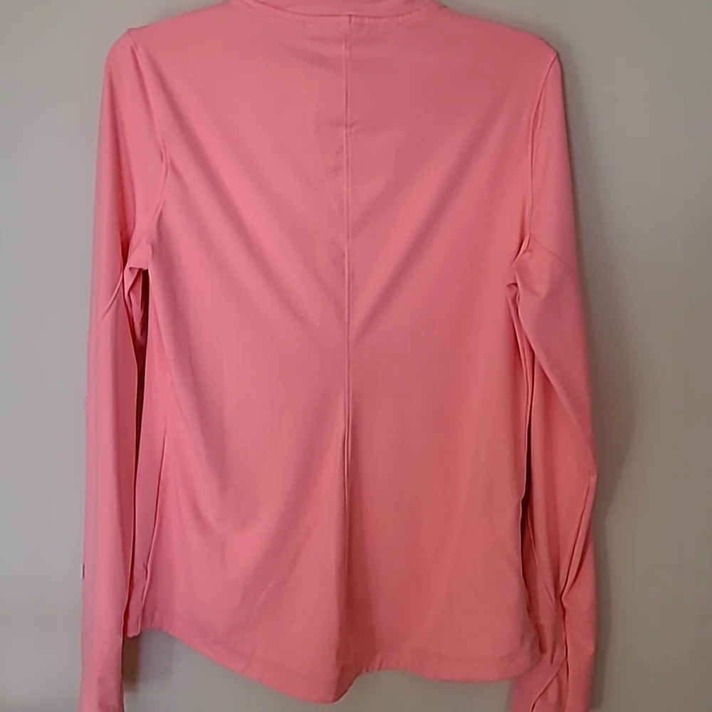 Victoria's Secret VSX yoga jacket large coral color - Picture 7 of 9